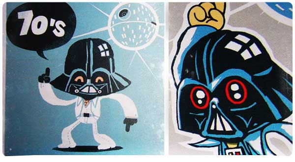 Darth Vader dans La fi�vre du samedi soir.